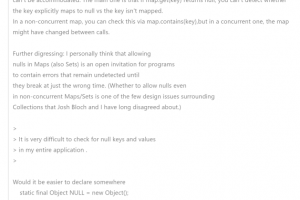 HashMap可以存null，ConcurrentHashMap不可以，为什么？