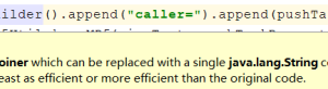 为什么IDEA建议去掉StringBuilder,使用”+”拼接字符串?