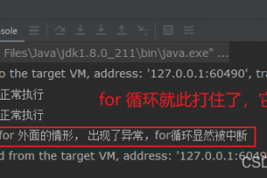 try catch 应该在 for 循环里面还是外面？