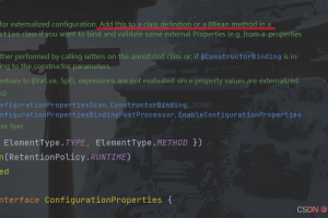 SpringBoot常用注解@ConfigurationProperties松散绑定、数据校验