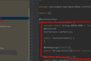 SpringBoot代码混淆，防止反编译代码泄露